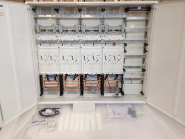 F-tronic Zählerschrank 8x eHZ Zählerfeld mit Datenschnittstelle + 1x Verteilerfeld mit APZ, 5-feldrig